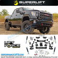 Superlift 2020 Chevrolet Silverado 2500/3500 HD 6in Lift Kit w/ Bilstein Shocks