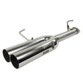 ISR Performance EP (Straight Pipes) Dual Tip Exhaust 3in 95-98 (S14) - Nissan 240sx