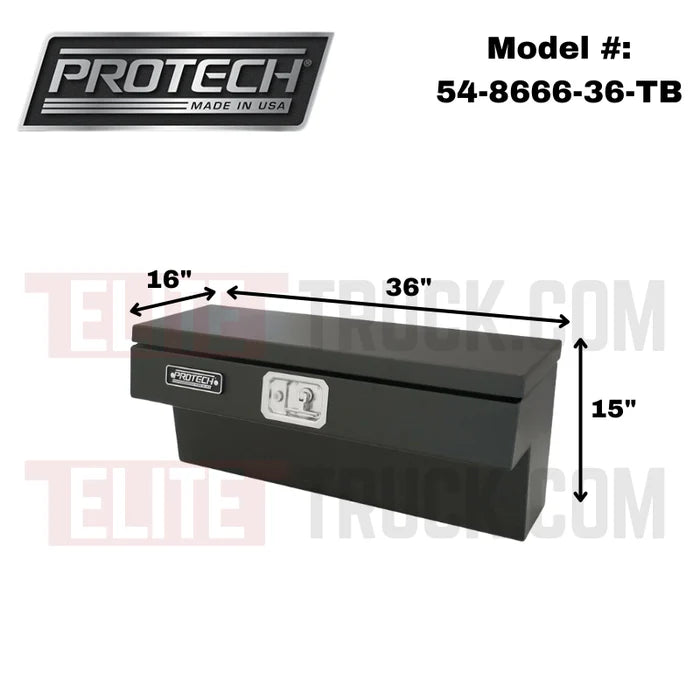 BOX AL RAIL 36 SMTH LID
