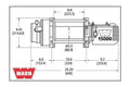 WARN WINCH,M15000,12V,90',ROLLER