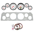 AutoMeter Phantom 64-66 Chevy Truck Billet Panel/Gauge Kit - 3-3/8in. (x2) & 2-1/16in. (x4)