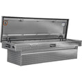 18X27X71 INCH DIAMOND TREAD ALUMINUM CROSSOVER TRUCK BOX