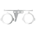 AutoMeter Old Tyme White 66-67 Ford Falcon Direct-Fit Billet Panel/Gauge Kit - 3-3/8in. (x2)