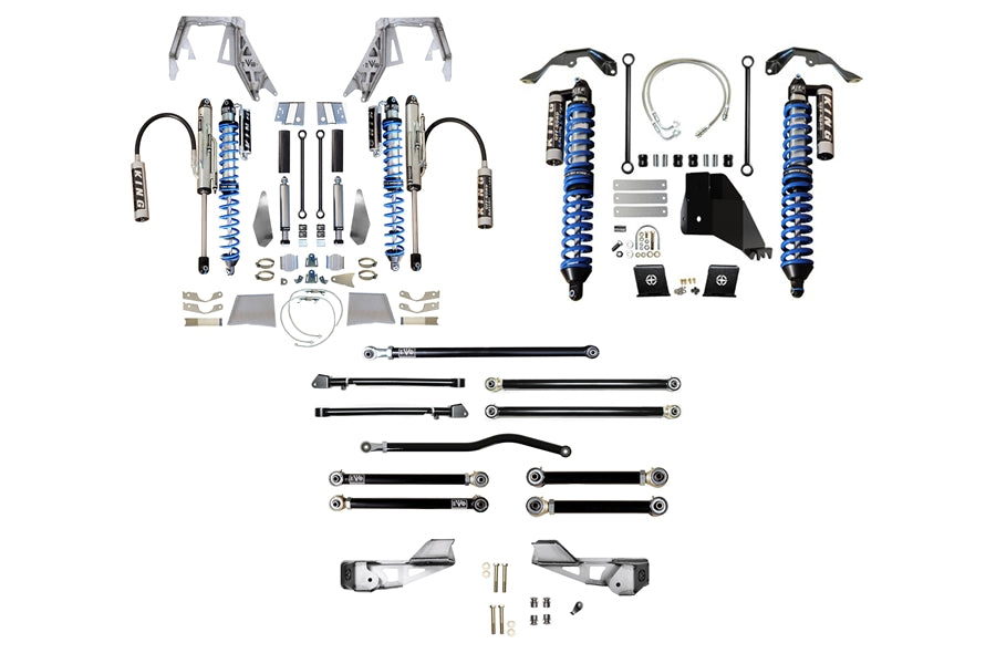 EVO MFG JEEP WRANGLER JL/GLADIATOR FRONT DOUBLE THROWDOWN AIRBUMP KIT BLACK