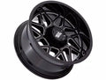 MO812 20X9 6X135 1MM GLOSS BLACK MILLED