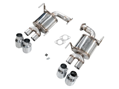 AWE Tuning silver axle-back exhaust