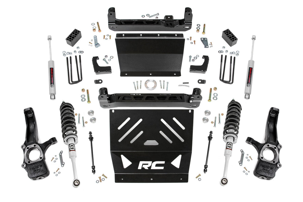 1x 501076 4 Inch Lift Kit N3 Struts Chevy GMC Canyon Colorado (15-21)