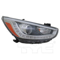 CAPA 1417 HY ACENT HALGN PJTR W/ LED P/S.M.L HEADLAMP ASSY