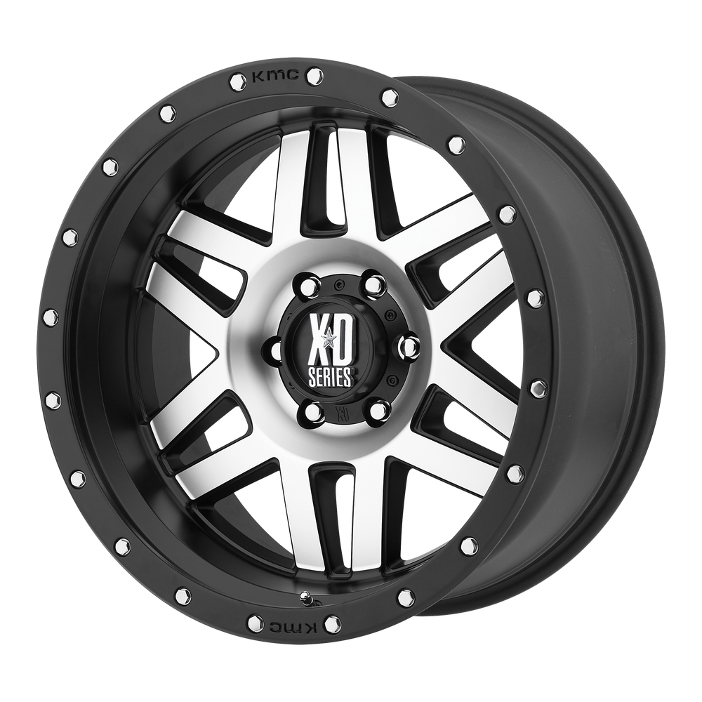XD128 20X9 6X5.5 MACH BLK-RING 18MM