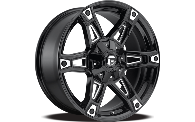 D622 20X9 6X135/5.5 GL-BLK-MIL 20MM