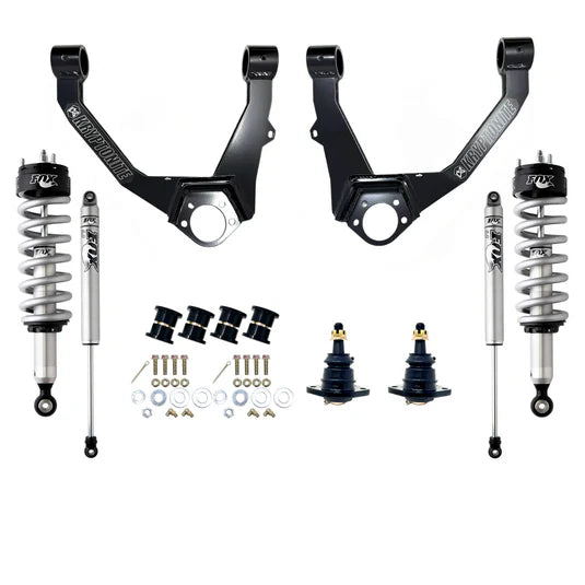 KRYPTONITE STAGE 3 LEVELING KIT WITH FOX SHOCKS 1 2 TON 6 LUG 2007-2018 (KRUCA12)