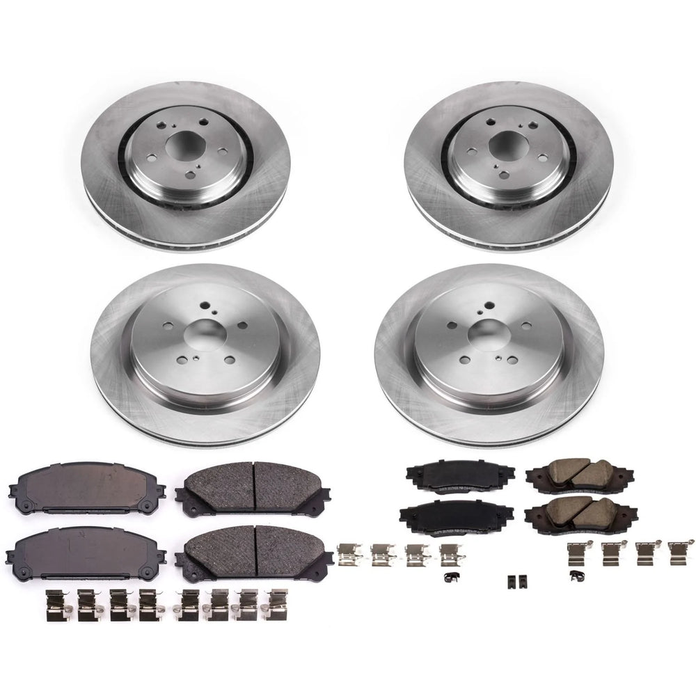 Power Stop 16-18 Lexus RX350 Front & Rear Autospecialty Brake Kit