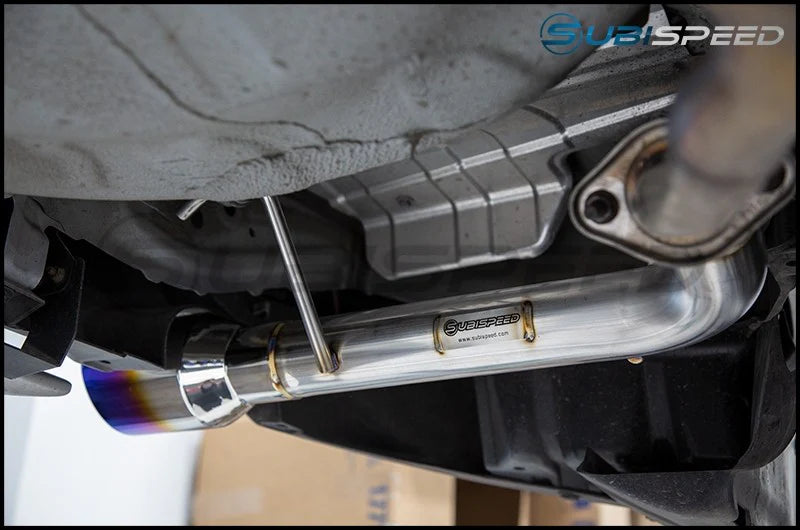 ***Discontinued******Discontinued******Discontinued******Discontinued***Subispeed Forester Muffler Delete (Burnt Tips) - 2014 Forester