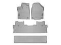 WeatherTech Grey Front Rear and Rear Floorliners Fits -20-26 Ridgeline 46971-1-2-3