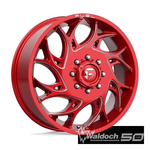 D742 22X8.25 8X210 GL-RED-MIL 105MM