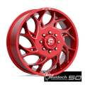 D742 22X8.25 8X210 GL-RED-MIL 105MM