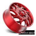 D742 22X8.25 8X210 GL-RED-MIL 105MM