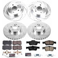 Power Stop 11-13 BMW 135i Rear Z23 Evolution Sport Coated Brake Kit