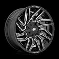 D773 22X12 8X180 G-BLK-MILL -44MM