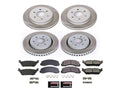 Power Stop 18-21 Ford Expedition Front and Rear Semi-Coated Rotor Kit