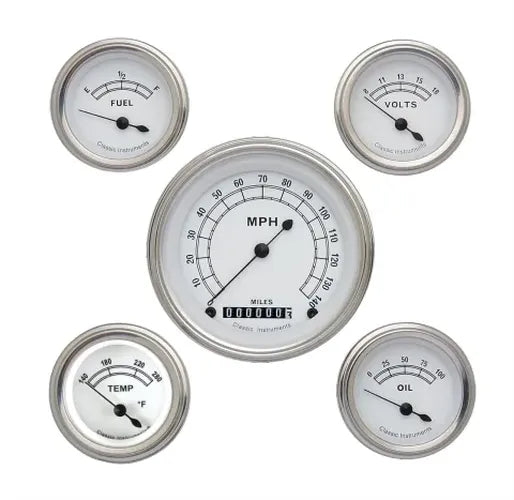 CLASSIC WHITE 5 GAUGE SET-GM