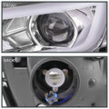 CHEVY CAMARO LED LT BAR PROJ H.L CHROME HOUSING CLEAR LENS