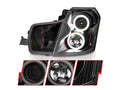 ANZO 2003-2007 Cadillac Cts Projector Headlights w/ Halo Black (CCFL)