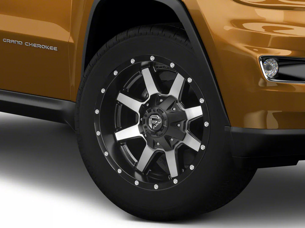 ~(47 lbs. 23X23X15)~ MAVERICK 20x12 5x127.00/5x135.00 MATTE BLACK MACHINED (-44 mm)