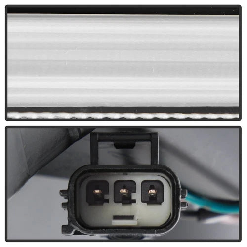 0508 CHRYSLER 300 HALOGEN NONPROJECTION STYLE ONLY LED LIGHT BAR HEADLIGHTS