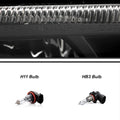 0508 CHRYSLER 300 HALOGEN NONPROJECTION STYLE ONLY LED LIGHT BAR HEADLIGHTS