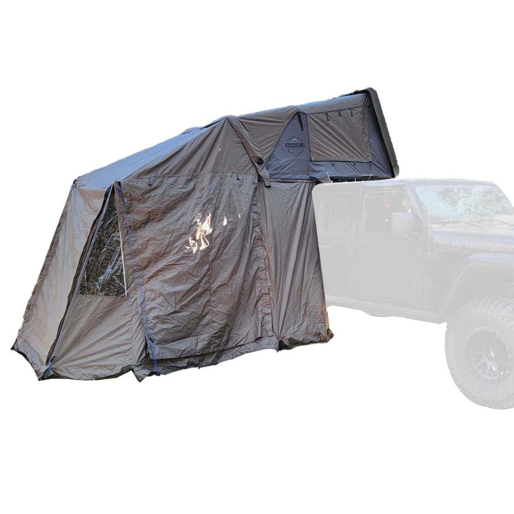 Overland Vehicle Systems HD Bushveld 2 - Annex Room Window Doors Green Body Grey Trim