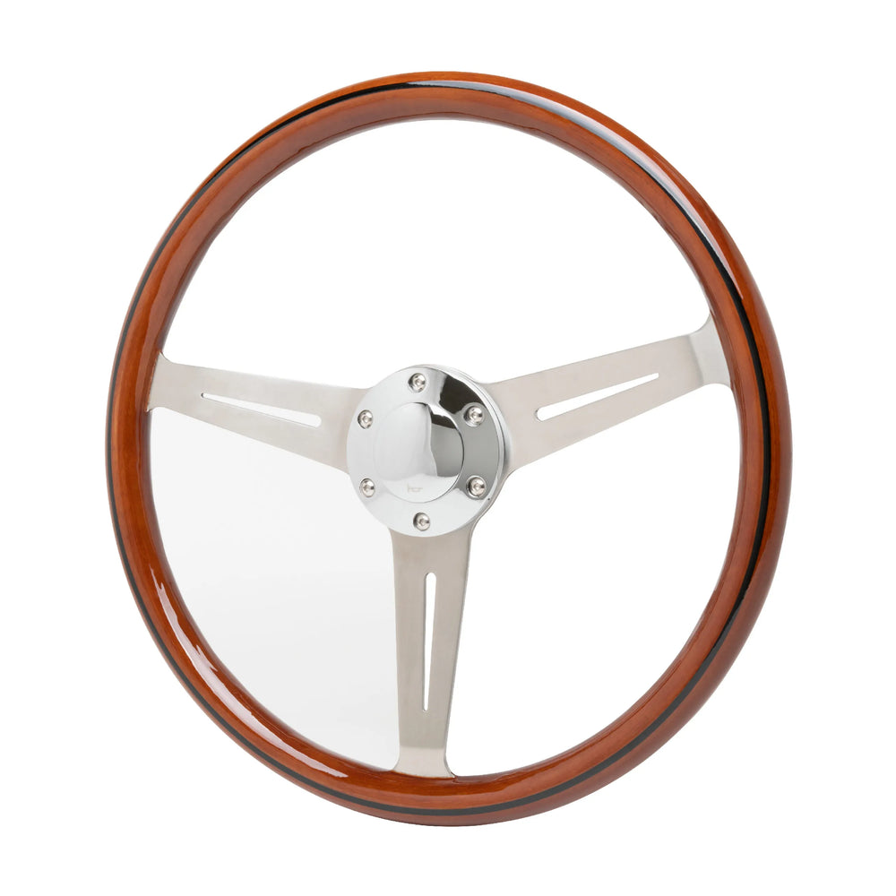 15' STAINLESS STEERING WHEEL W/6 HO