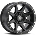 ICON Alloys Rebound, Satin Black, 20 x 9 / 6 x 5.5, 16mm Offset, 5.625" BS