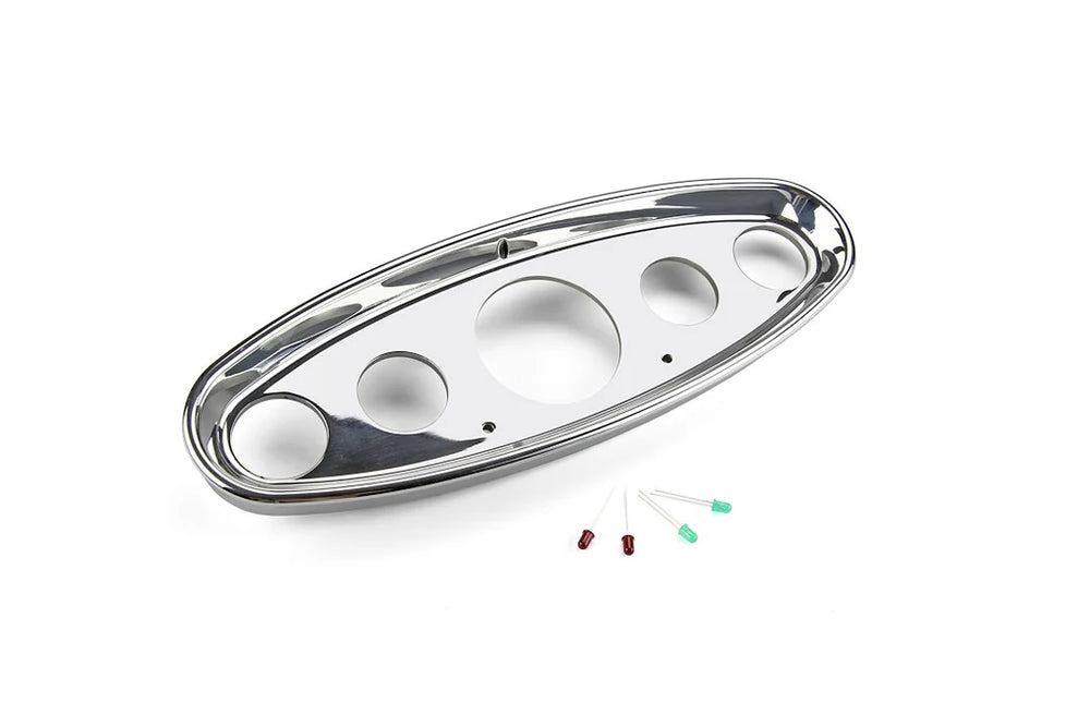 OVAL BILLET ALUMINUM DASH INSERT