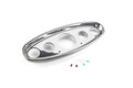 OVAL BILLET ALUMINUM DASH INSERT