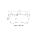 Brembo 06-16 Audi Q7 Quattro HP2 Pads - Front