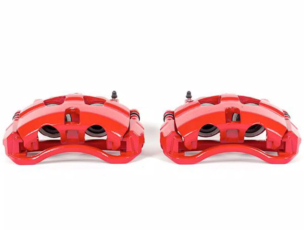 Power Stop 08-14 Ford E-150 Front Red Calipers w/Brackets - Pair