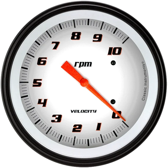 VELOCITY WHITE 5IN TACH 10K