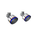 MBRP T304 SS Burnt End Tip 2.125inID, 5inOD Out, 7.25in Length, Pair 17-25 BRZ / GR86