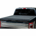 LOMAX FOLDING HARD COVER 17-ON Ford Super Duty F-250 F-350 6 ft 8 in. - Carbon Fiber Split Rail