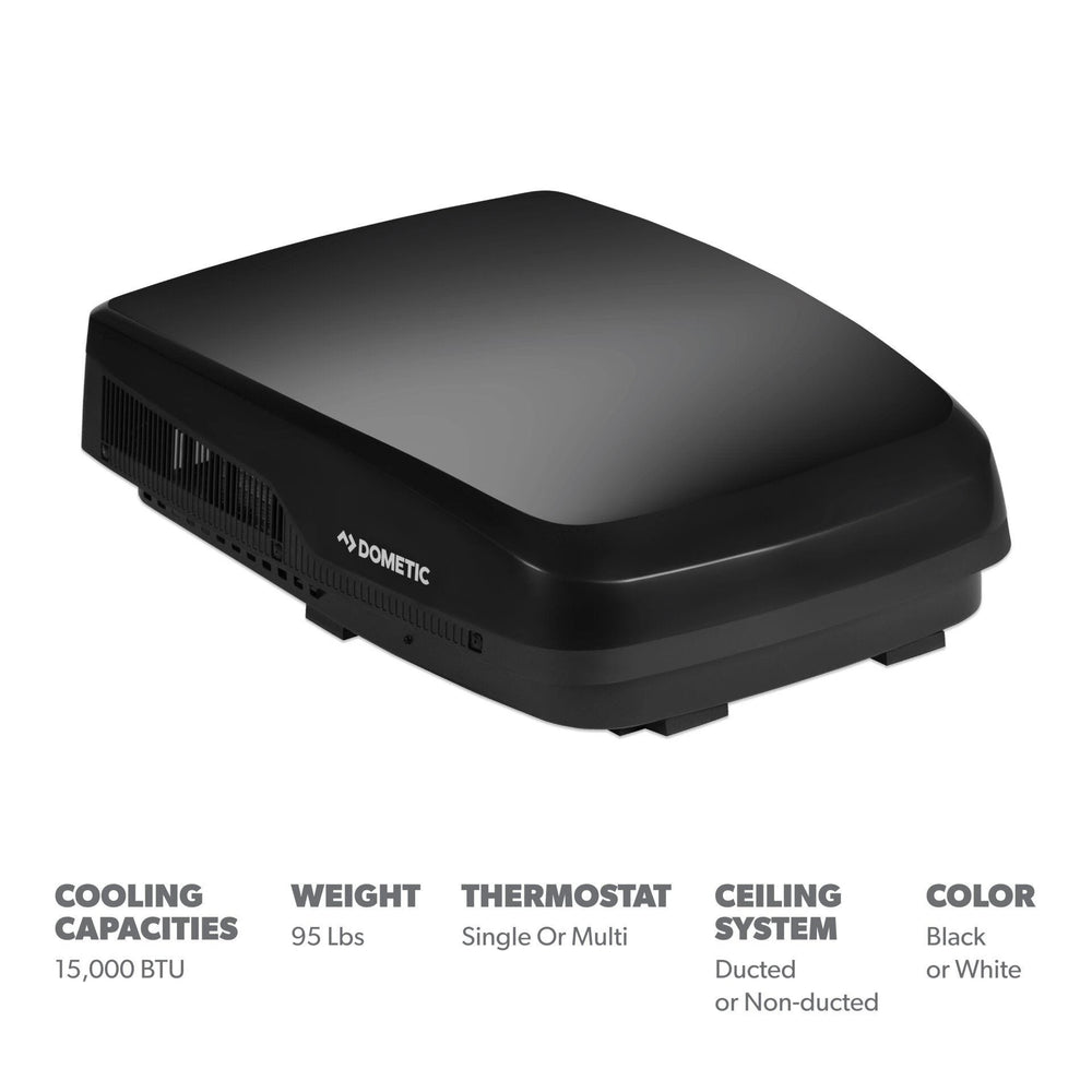 FRESHJET 5 LOWPRO MECHANICAL 15000 BTU ROOFTOP AC W/HEAT PUMP BLACK