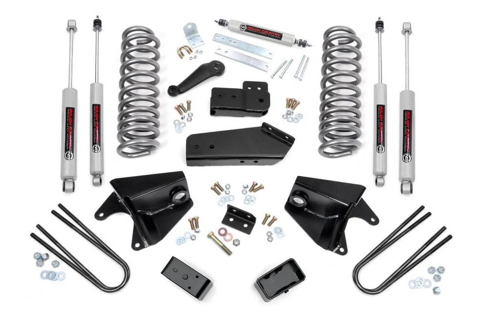 1x 7510 1x 1465B30 1x 9254 4 Inch Lift Kit Rear Blocks Ford Bronco 4WD (1980-1996)
