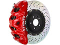 Brembo 09-14 F150 2WD Front GT BBK 8 Piston Cast 412x38 2pc Rotor Drilled-Red