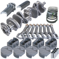 Eagle Chevy 350 3.750in Crank 6.000in I-Beam Rods -5cc Flat Top 4.040in Pistons Rotating Assembly