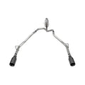 Corsa 25-26 Ram 2.5in Stainless Steel Sport Cat-back, Dual Rear Exit 5.0in Gunmetal Tip