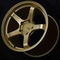 Advan GT for Porsche 18x9.0 / +52 Offset / 5x130 / 71.6mm Bore / Racing Gold Metallic