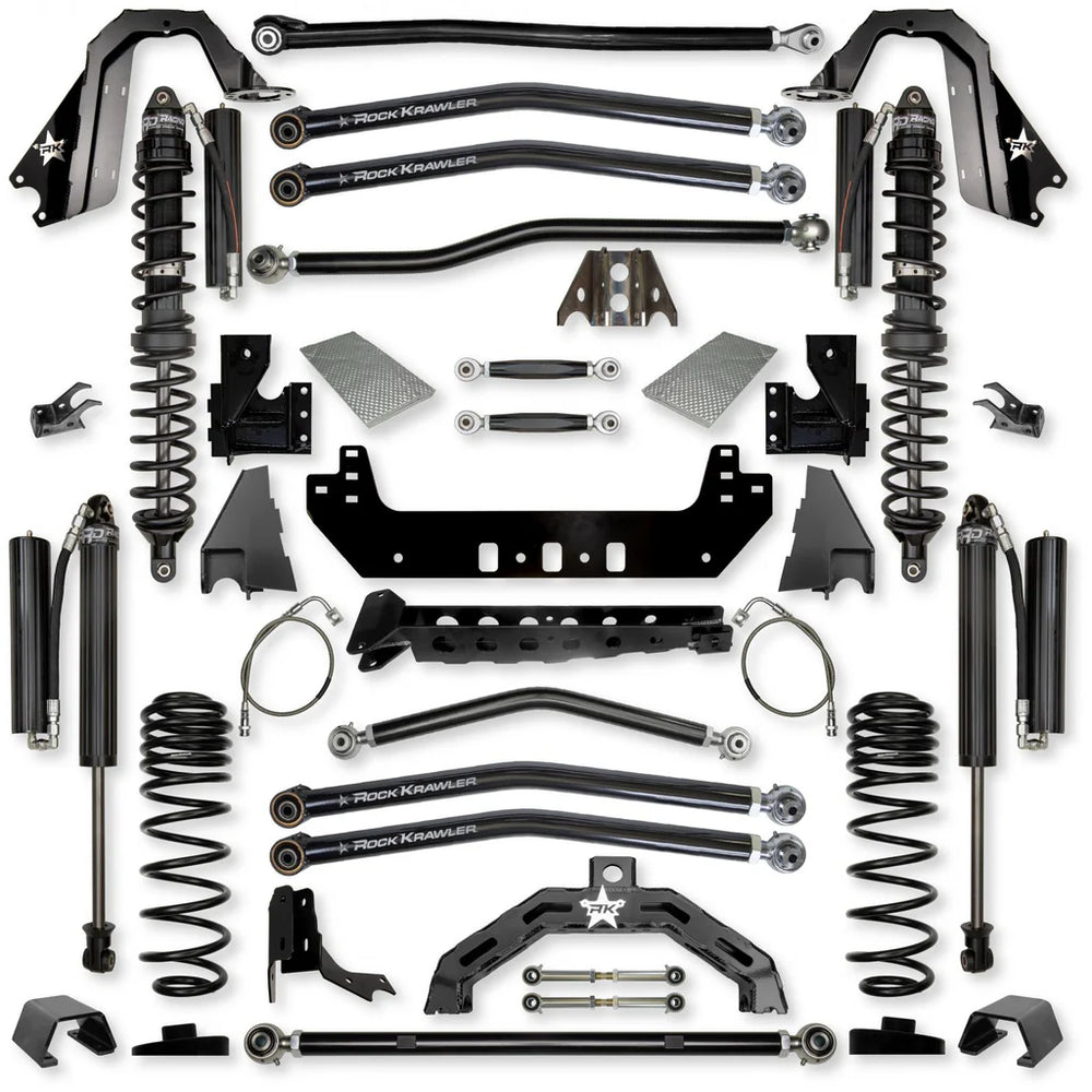 21C WRANGLER JT 4.5IN X FACTOR X2 COIL OVER LONG ARM SYS W/ FAST CD ADJUSTERS