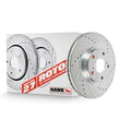 Hawk Talon 2002 Infiniti I35 Drilled and Slotted Front Brake Rotor Set