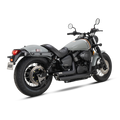 Vance & Hines 10-23 Honda Shadow Aero/Shadow Phantom Shortshots Staggered Full System Exhaust - Blk