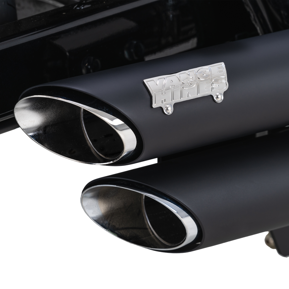 Vance & Hines 10-23 Honda Shadow Aero/Shadow Phantom Shortshots Staggered Full System Exhaust - Blk